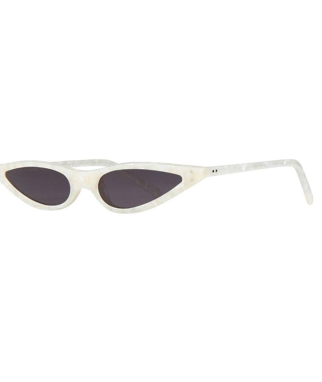GEORGE KEBURIA Белые солнцезащитные очки, фото 2