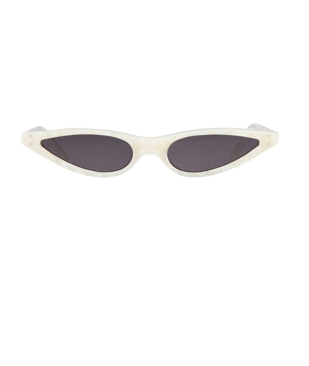 GEORGE KEBURIA Белые солнцезащитные очки, фото 6