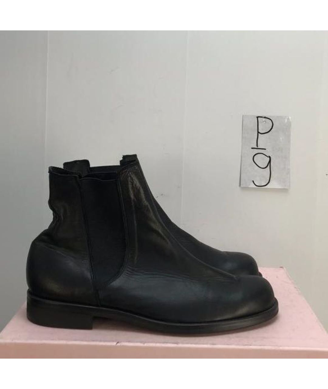 YOHJI YAMAMOTO Черные кожаные высокие ботинки, фото 7