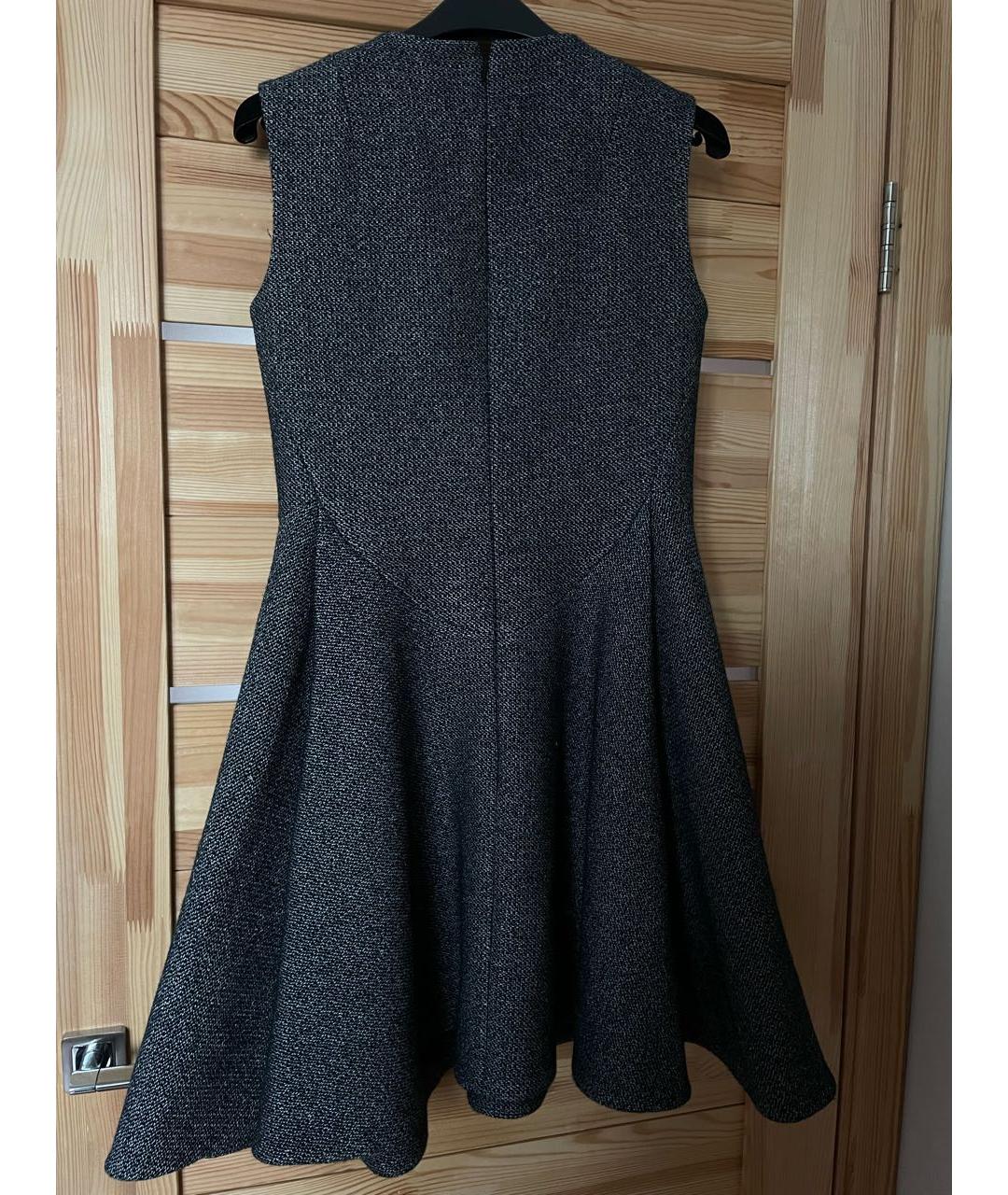 CHRISTIAN DIOR Антрацитовое кашемировое платье, фото 2