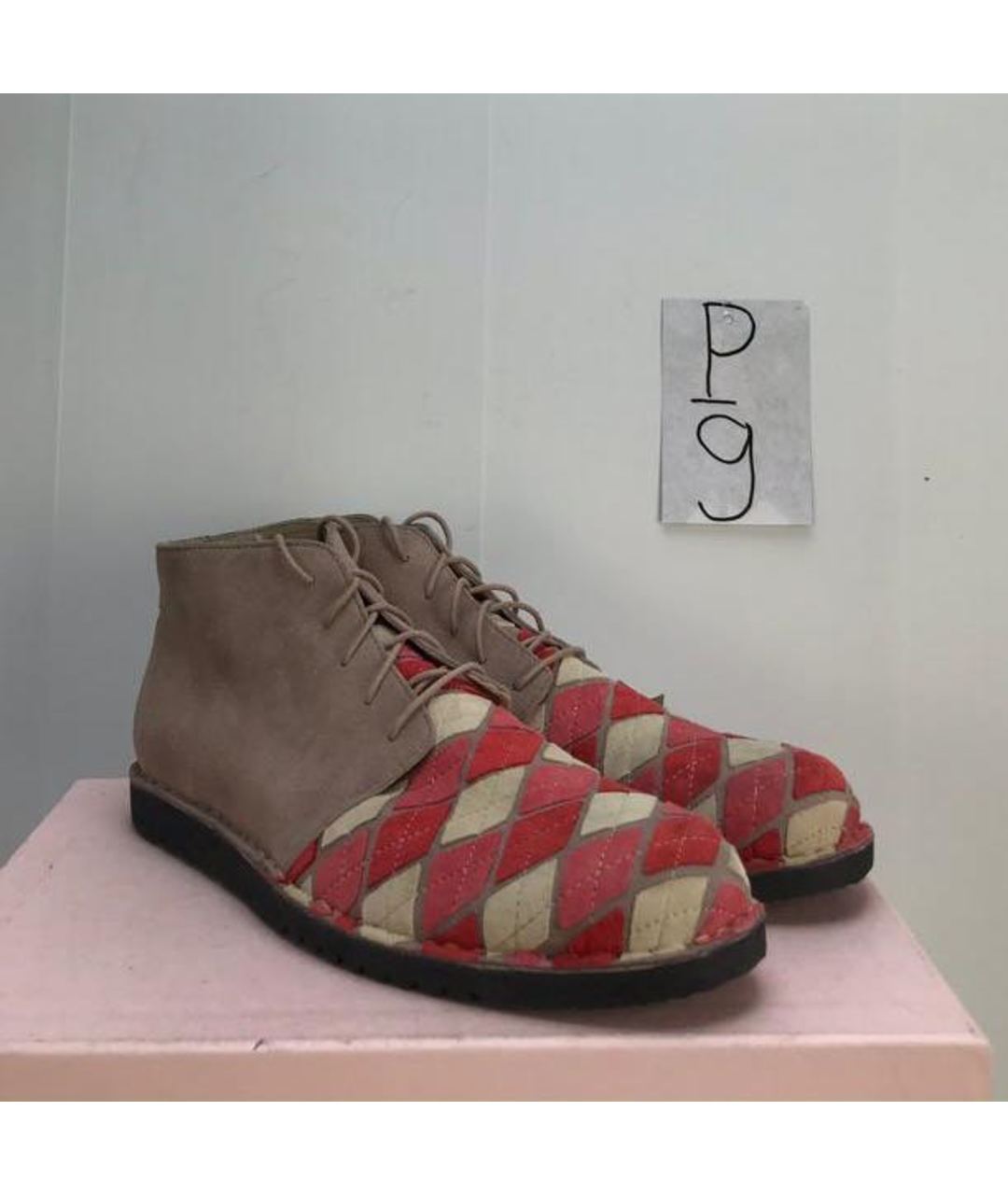 YOHJI YAMAMOTO Бежевые замшевые высокие ботинки, фото 2