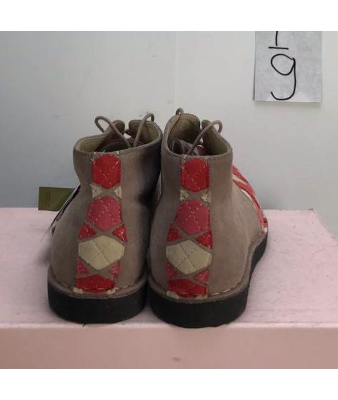 YOHJI YAMAMOTO Бежевые замшевые высокие ботинки, фото 5