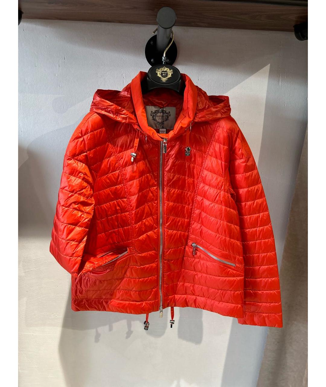 DIEGO Красная полиэстеровая куртка, фото 4