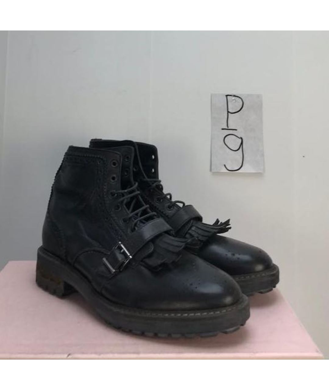 FRANKIE MORELLO Черные кожаные высокие ботинки, фото 2