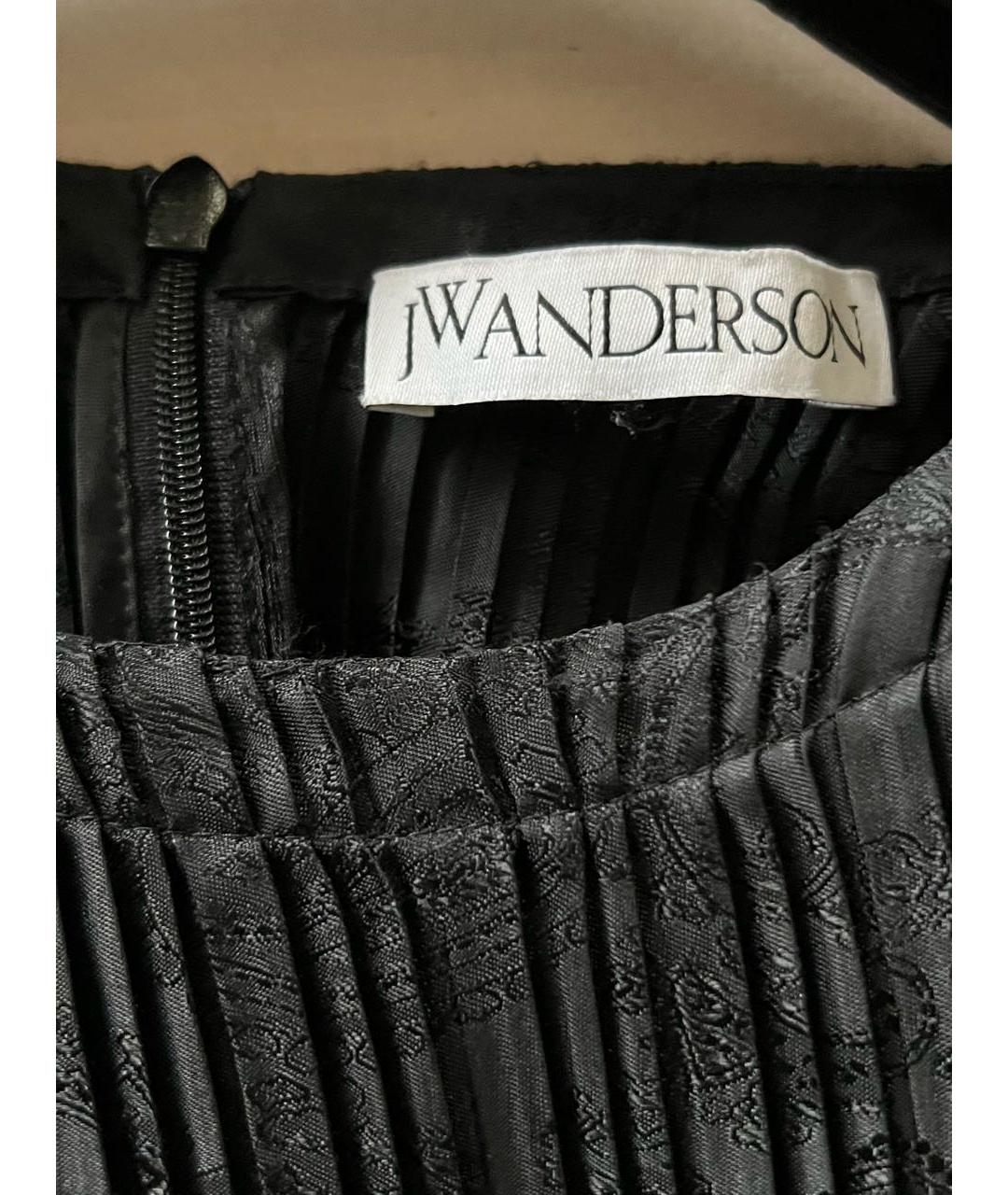 J.W.ANDERSON Черная вискозная блузы, фото 3