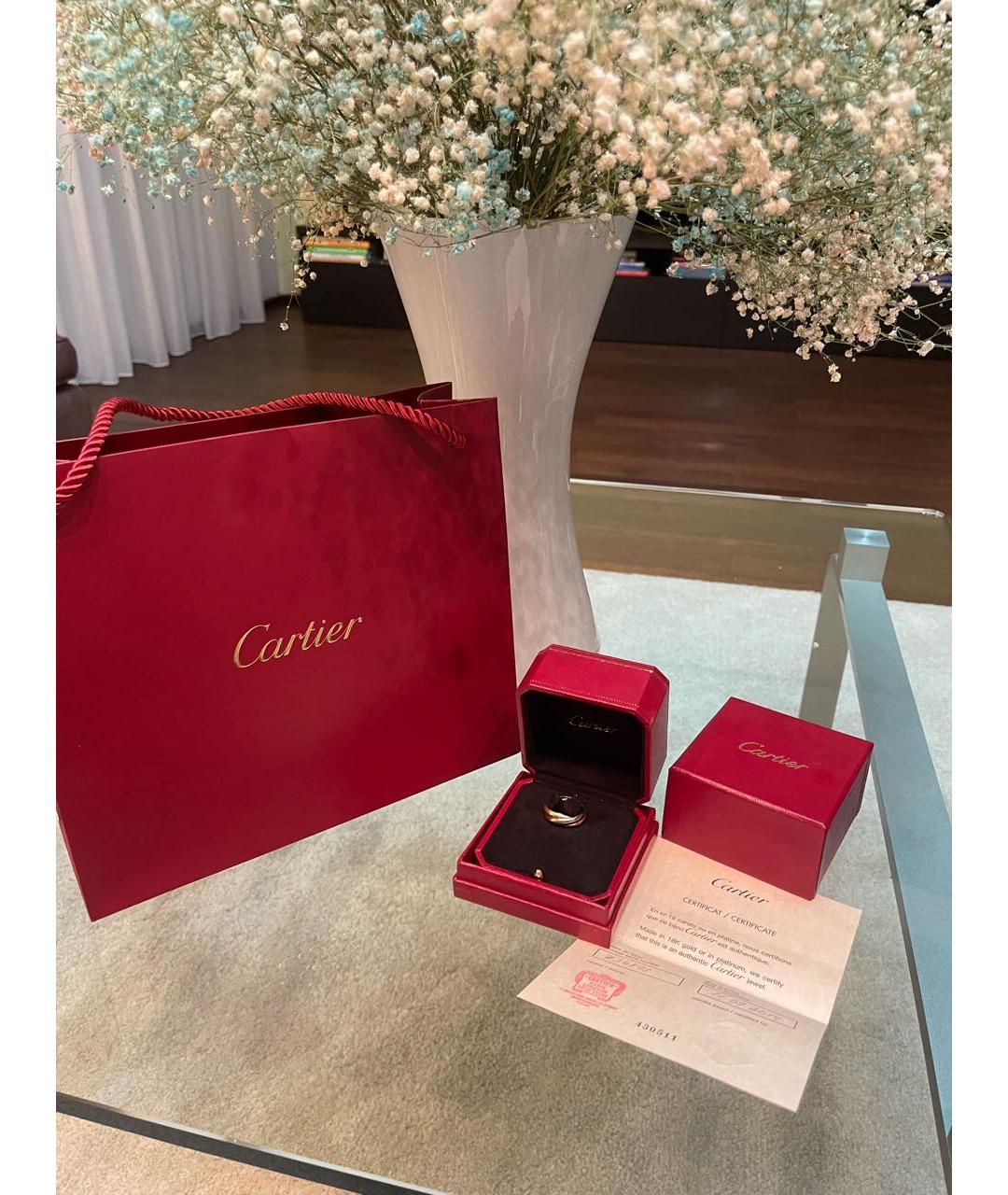 CARTIER Золотое кольцо, фото 2