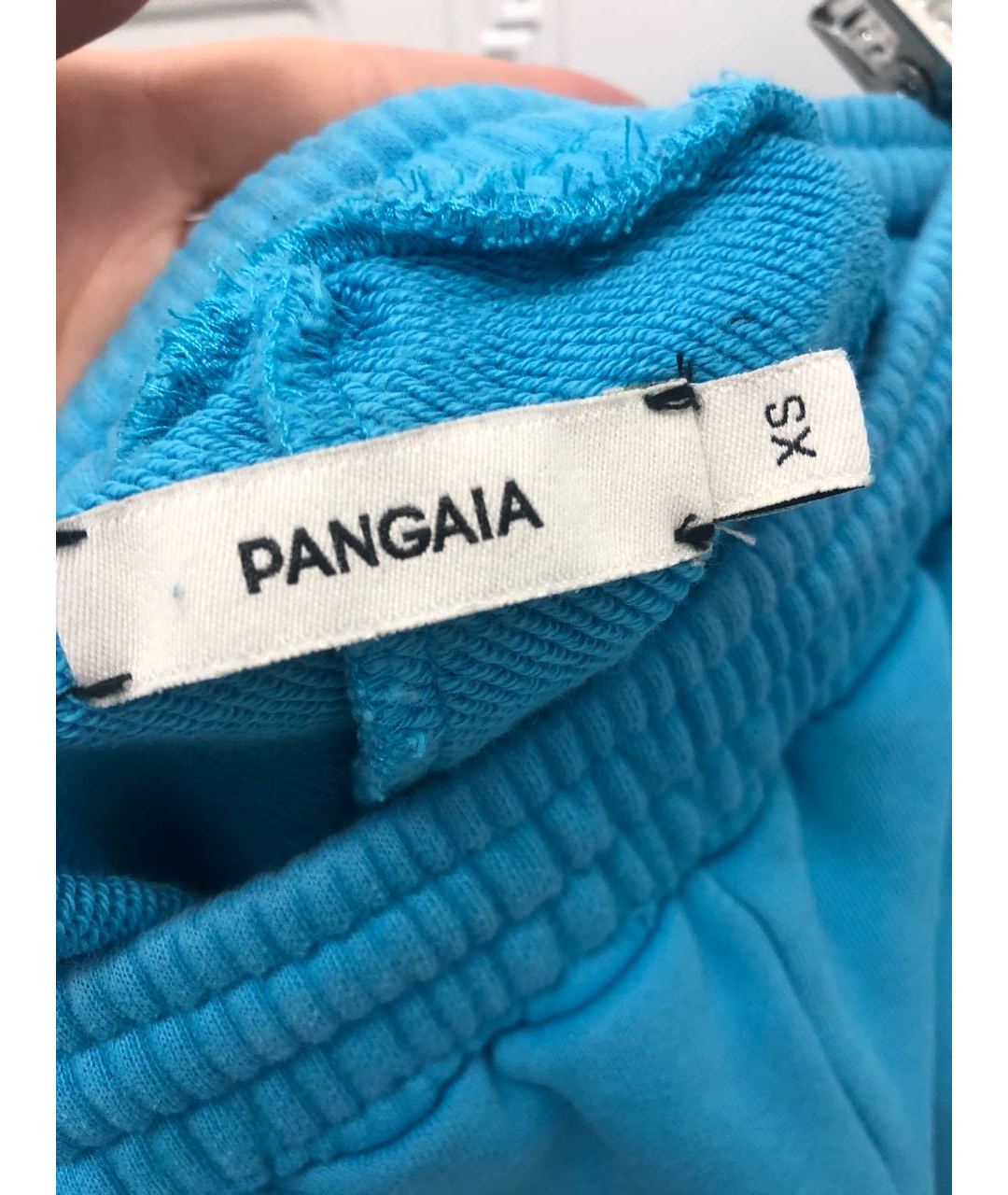 THE PANGAIA Голубой хлопковый костюм с брюками, фото 4