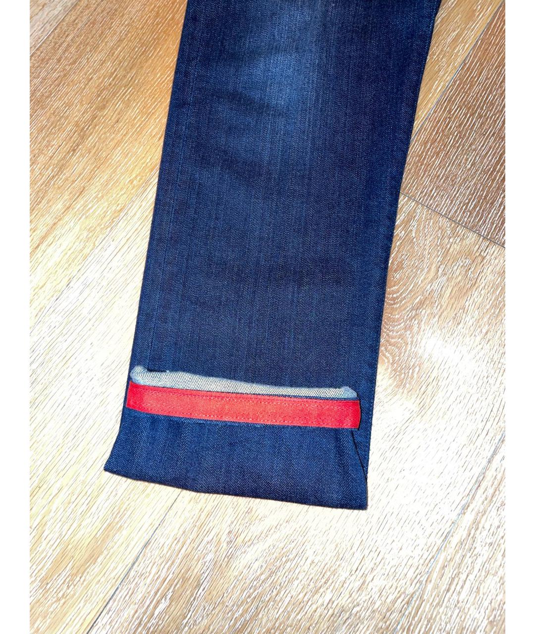KITON Темно-синие джинсы, фото 4
