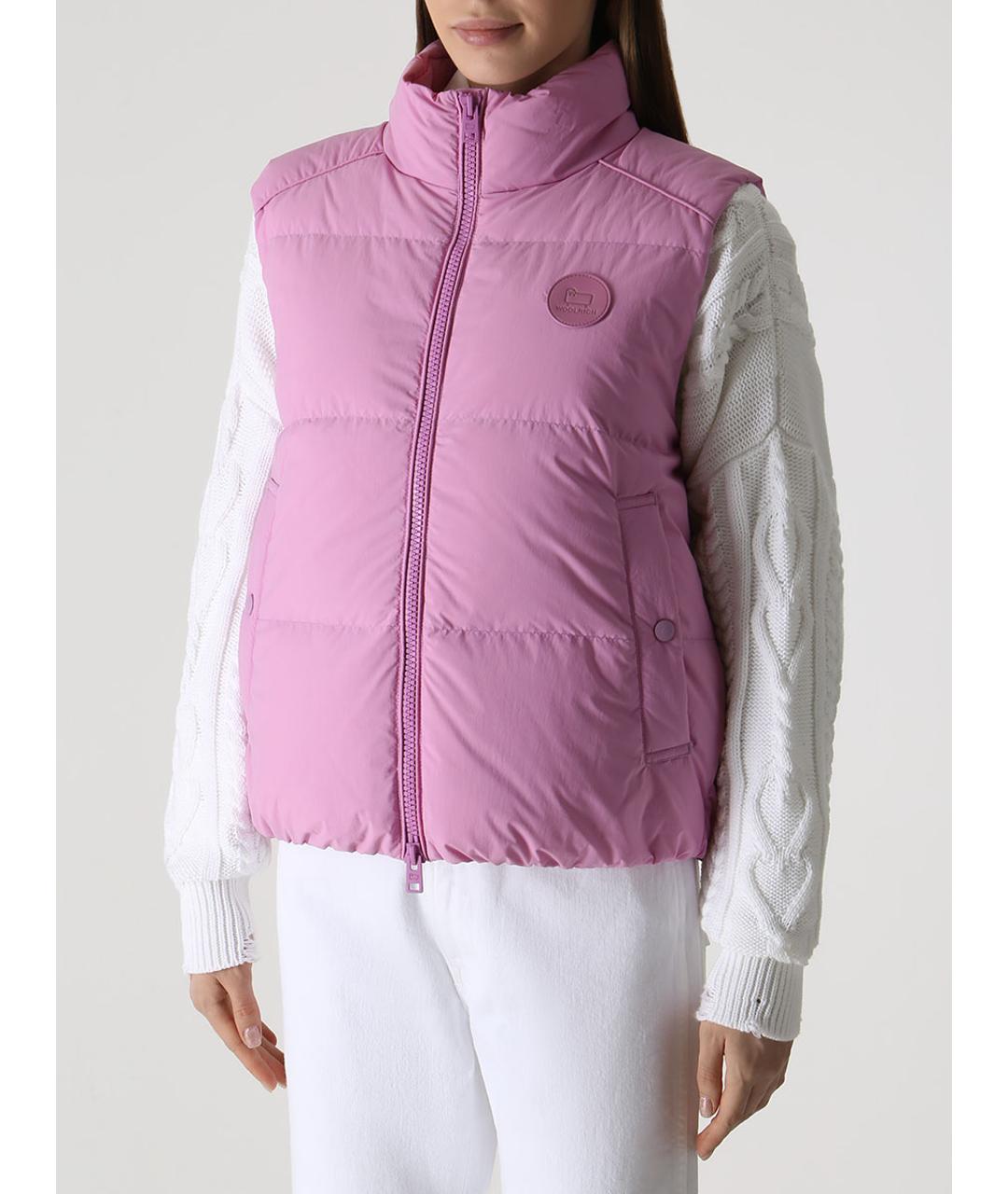 WOOLRICH Розовый жилет, фото 4