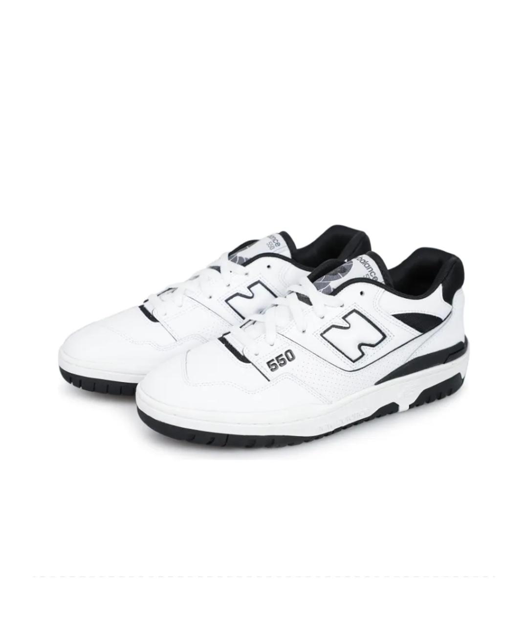NEW BALANCE Белые кожаные кроссовки, фото 2