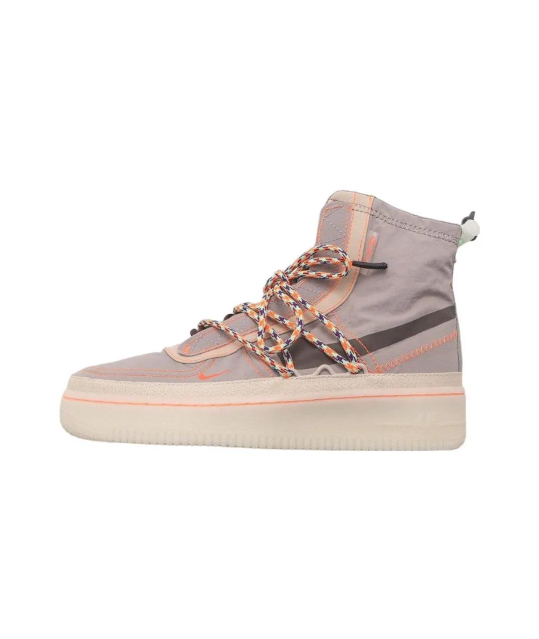 NIKE Серые текстильные кроссовки, фото 4