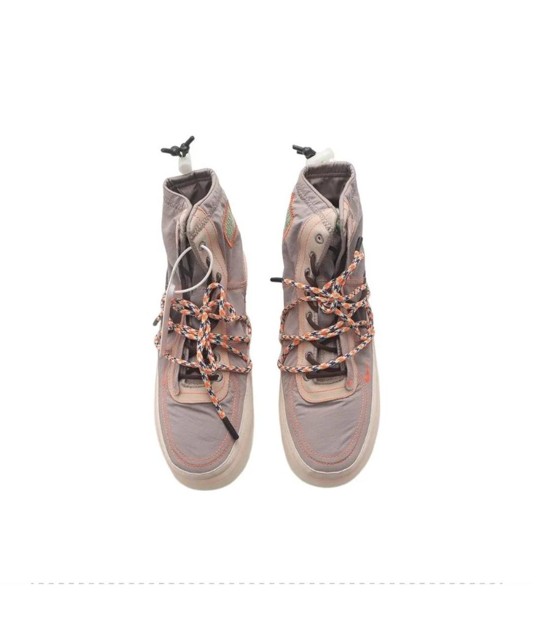NIKE Серые текстильные кроссовки, фото 2