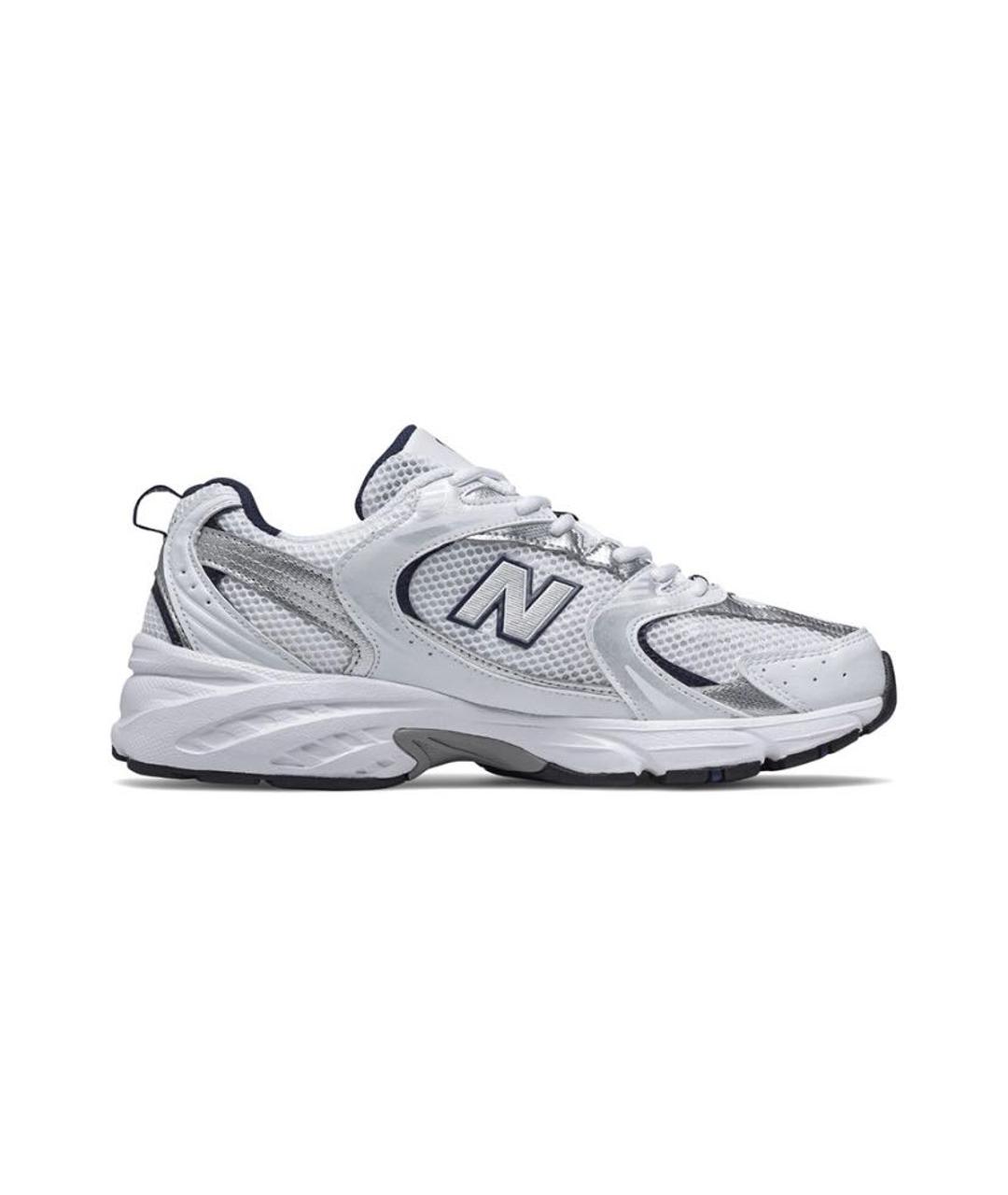 NEW BALANCE Белые текстильные кроссовки, фото 3