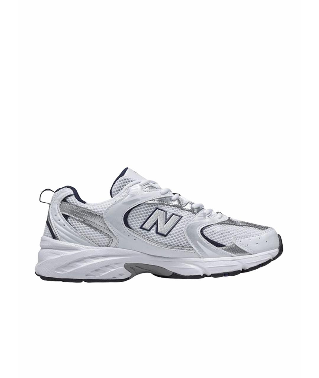 NEW BALANCE Белые текстильные кроссовки, фото 1