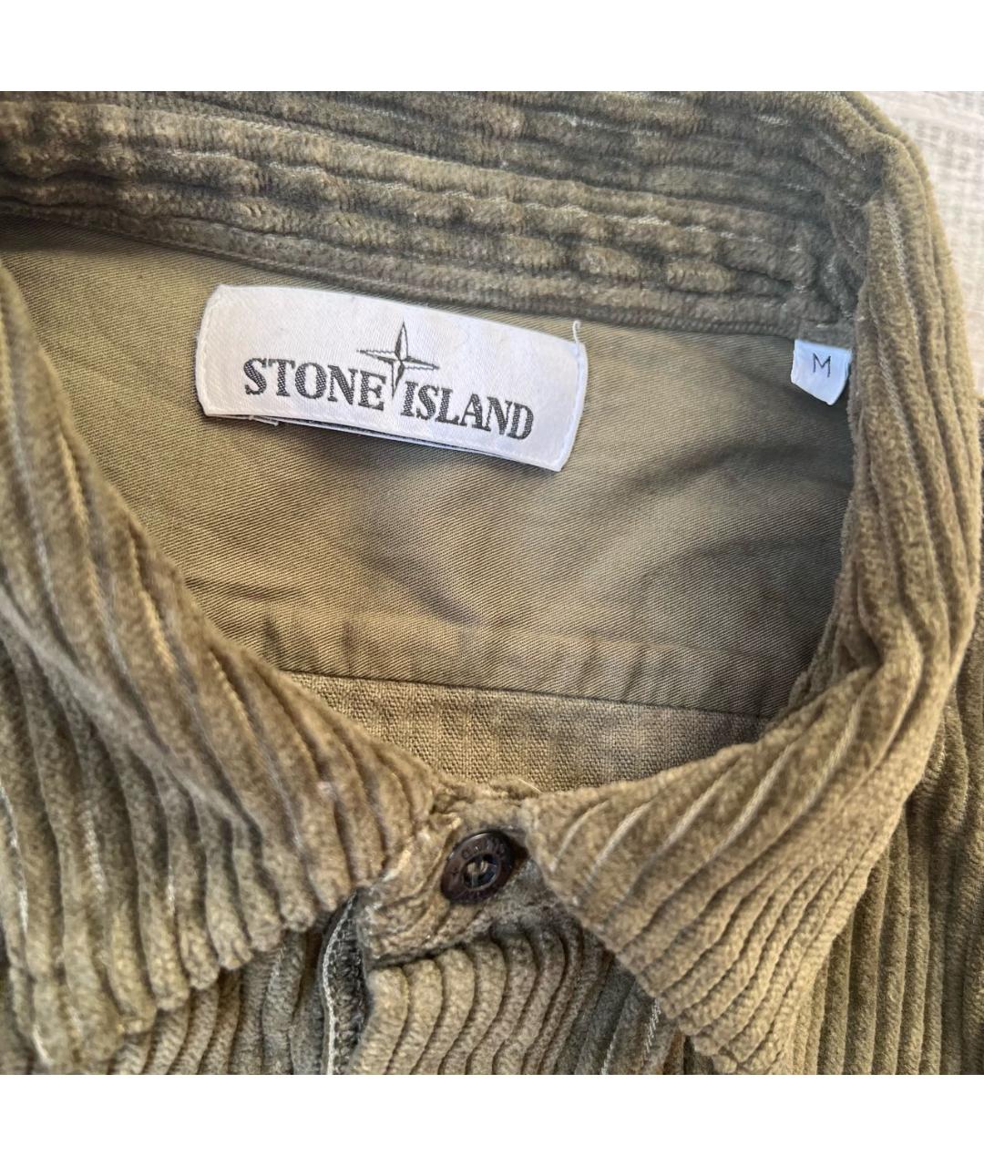 STONE ISLAND Хлопковая кэжуал рубашка, фото 4