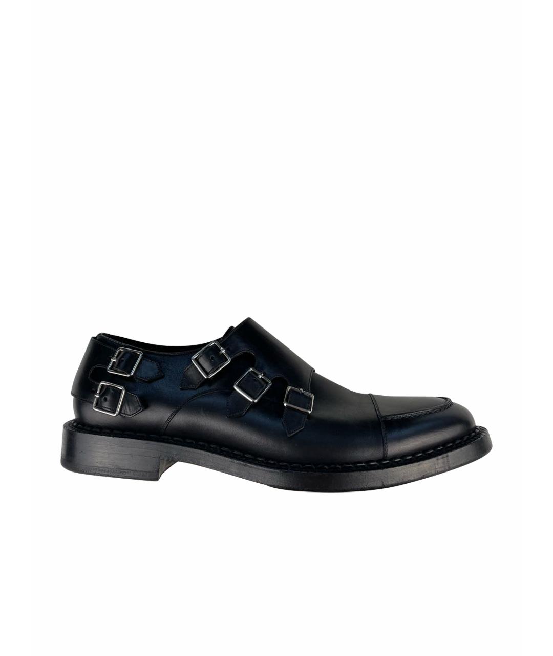 CHRISTIAN DIOR PRE-OWNED Черные кожаные низкие ботинки, фото 9