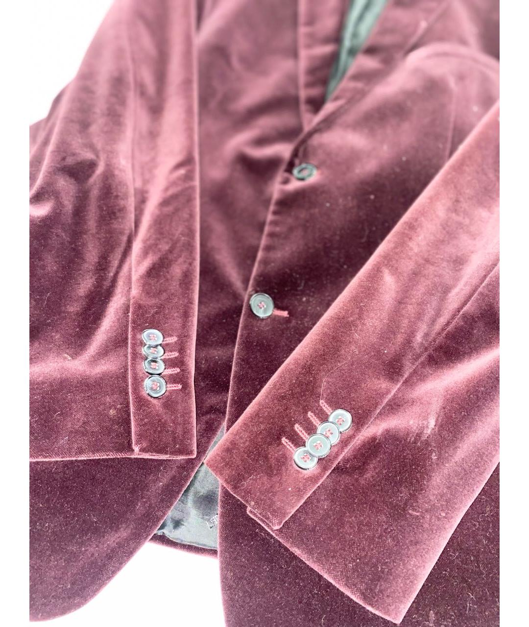 KARL LAGERFELD Бордовый вискозный пиджак, фото 4