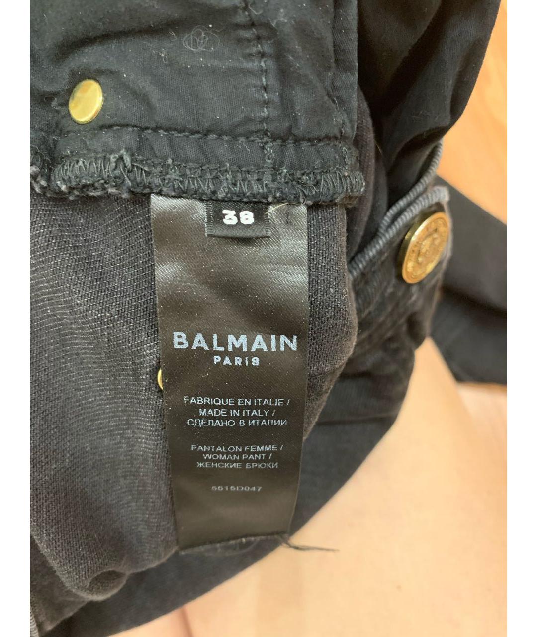 BALMAIN Антрацитовые джинсы слим, фото 5