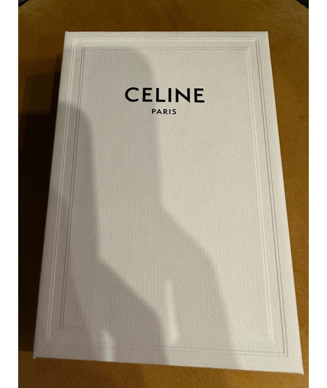 CELINE Коричневая заколка, фото 4