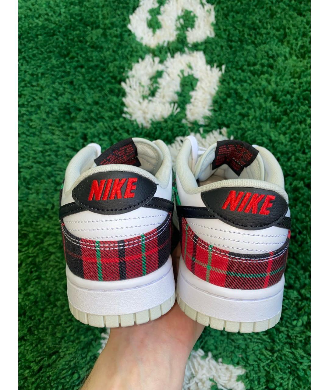 NIKE Белые кожаные низкие кроссовки / кеды, фото 5