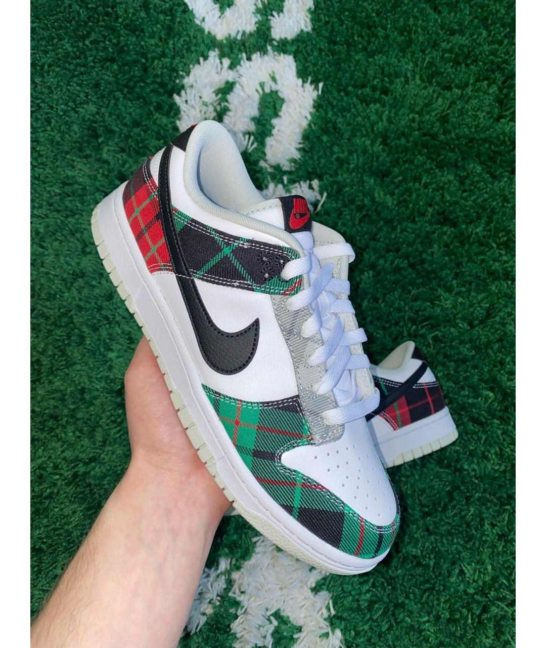 NIKE Белые кожаные низкие кроссовки / кеды, фото 2