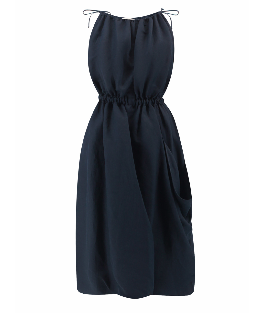 CELINE PRE-OWNED Темно-синее хлопковое повседневное платье, фото 1