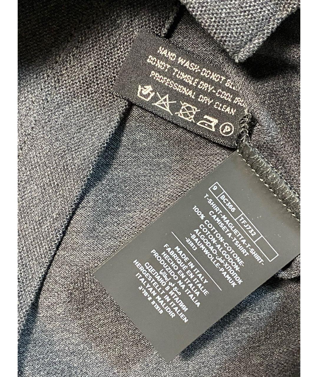 TOM FORD Серое хлопковое поло с коротким рукавом, фото 4