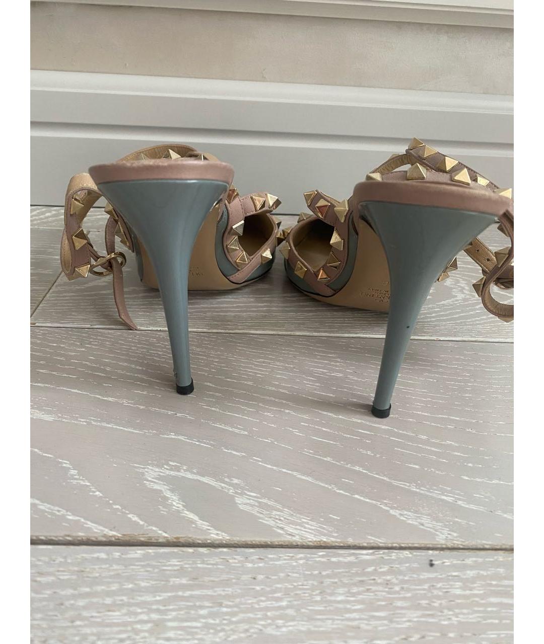 VALENTINO Голубые туфли из лакированной кожи, фото 4