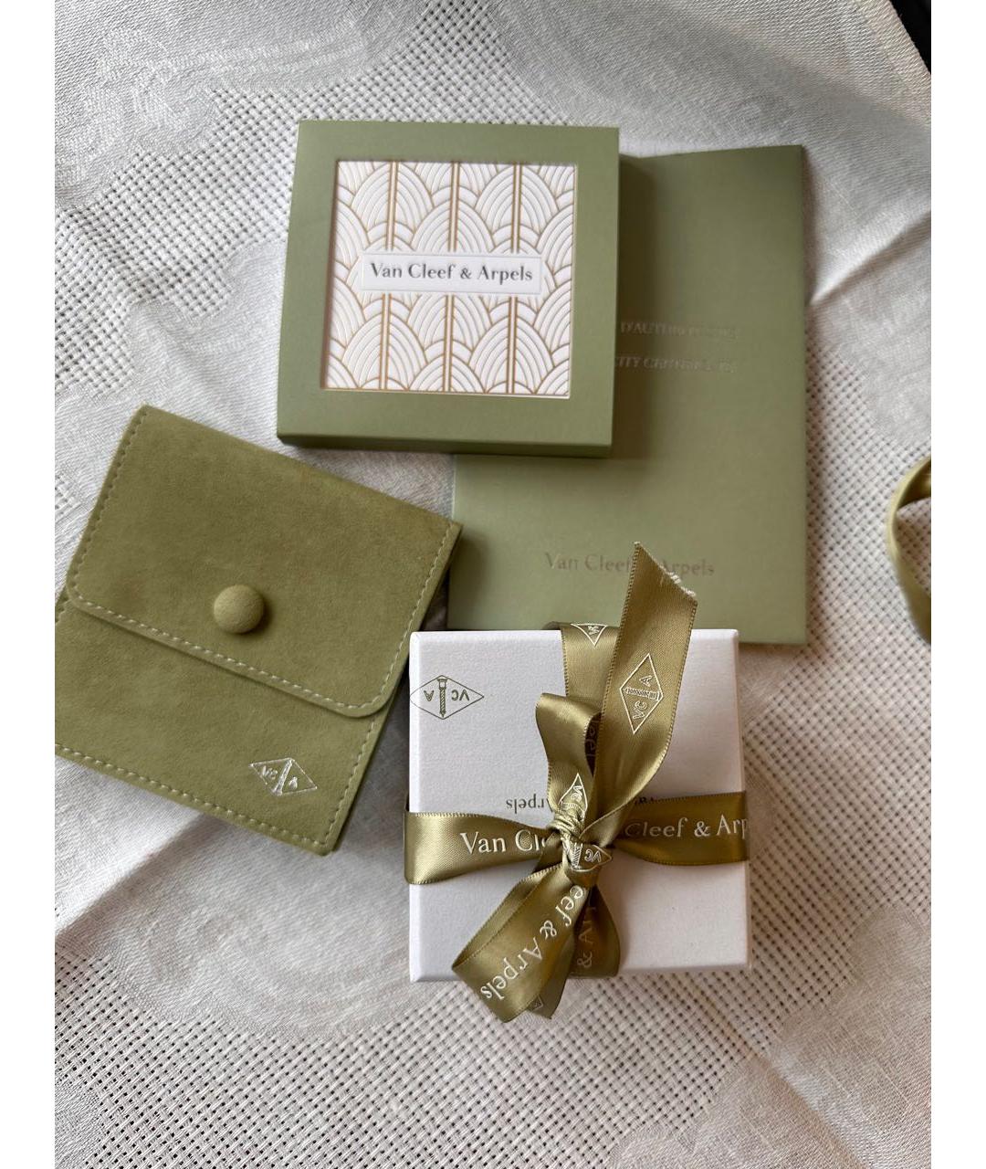 VAN CLEEF & ARPELS Бежевые серьги из желтого золота, фото 4