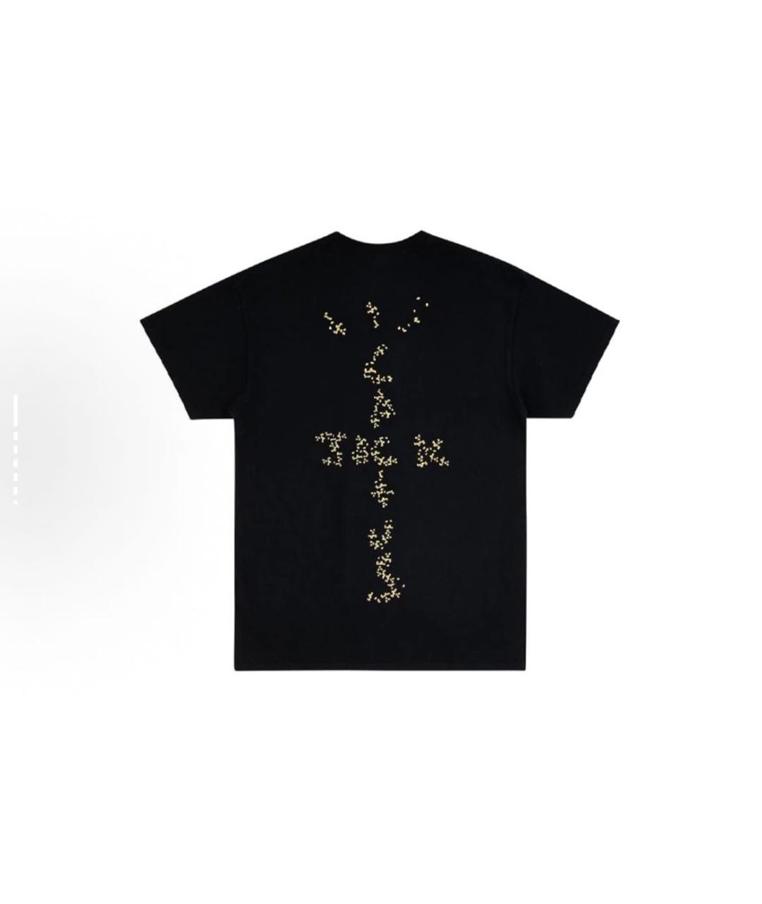 CACTUS JACK BY TRAVIS SCOTT Черная хлопковая футболка, фото 2