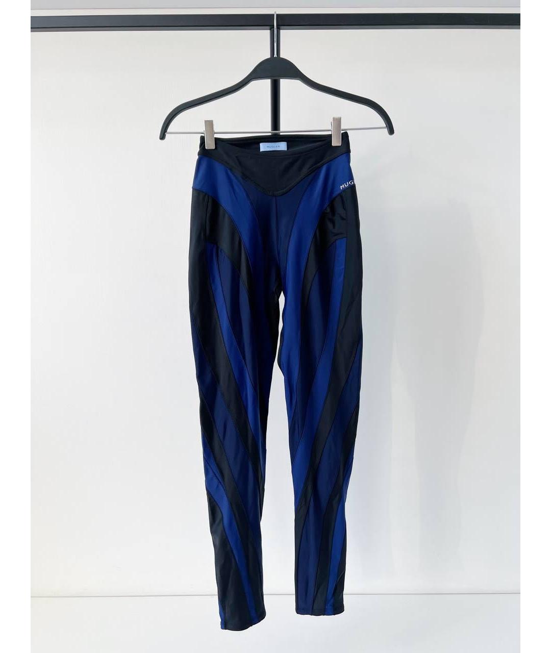 MUGLER Черные спортивные брюки и шорты, фото 7