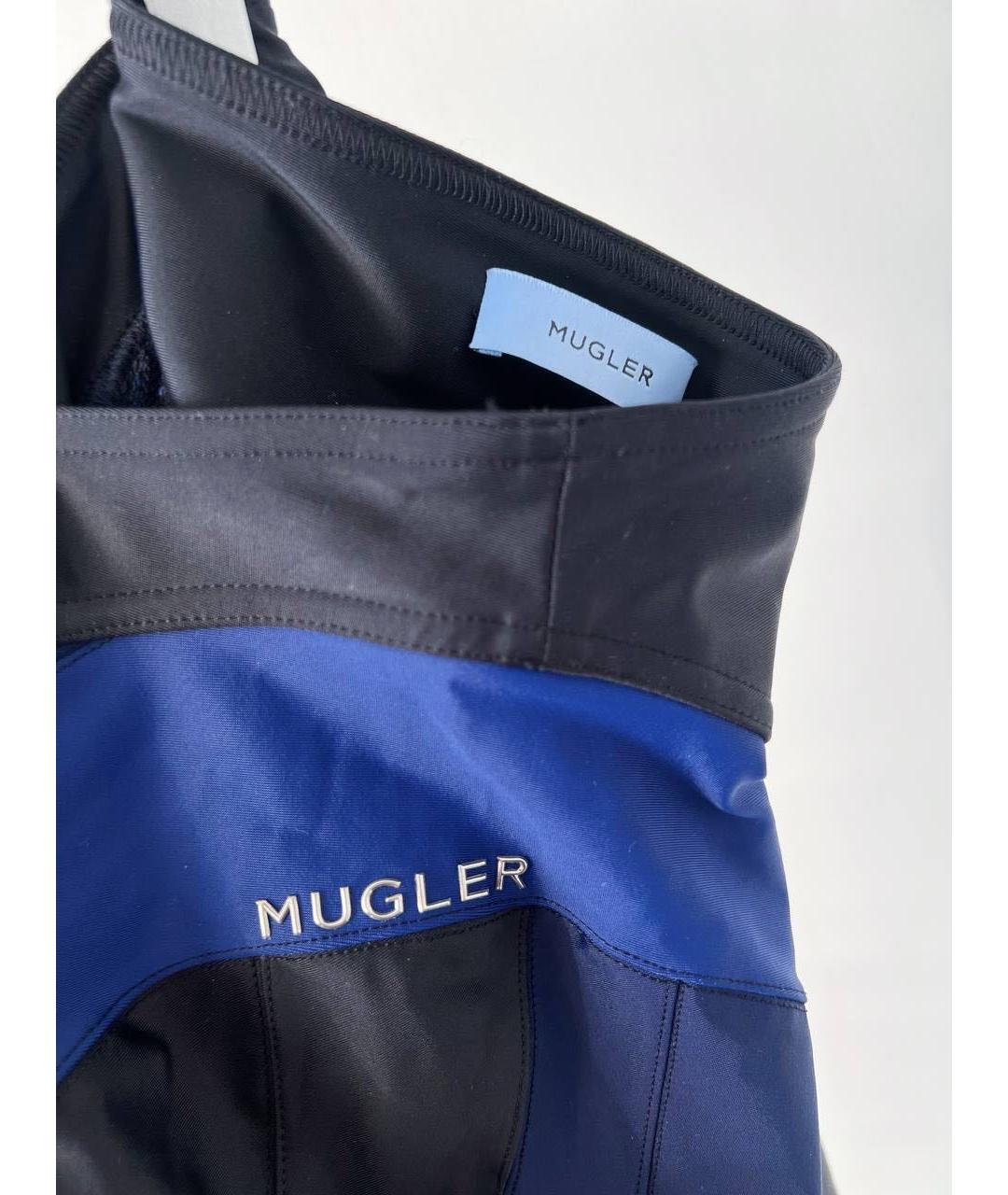 MUGLER Черные спортивные брюки и шорты, фото 5