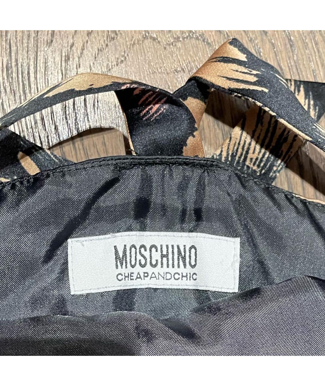 MOSCHINO Черное коктейльное платье, фото 3