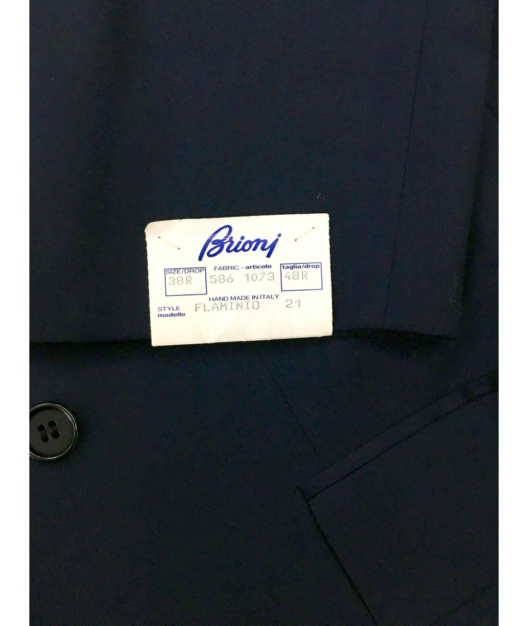 BRIONI Темно-синий классический костюм, фото 5