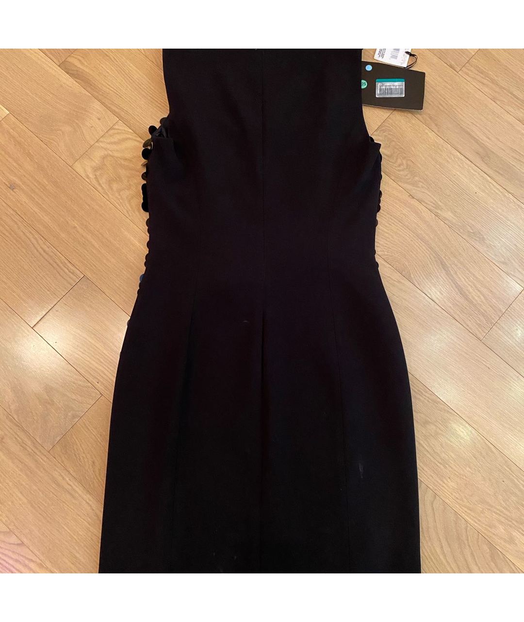 MOSCHINO Черное вискозное коктейльное платье, фото 2