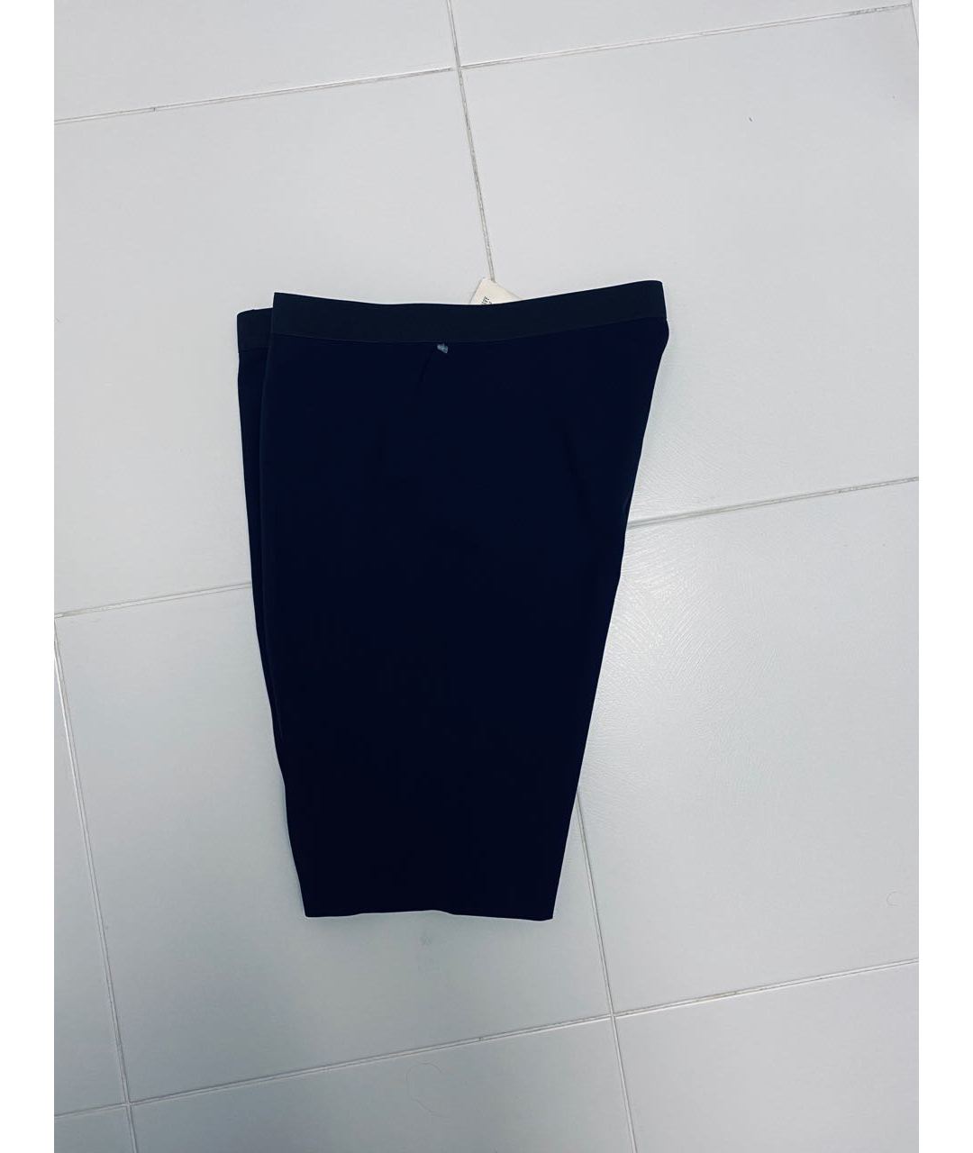 JIL SANDER NAVY Темно-синие шерстяные шорты, фото 3