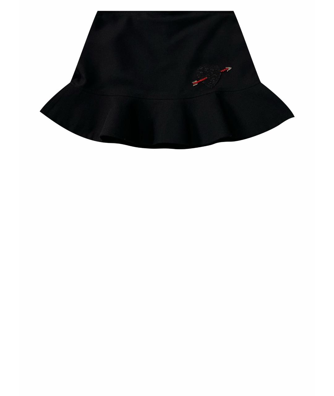 VALENTINO Черные полиэстеровые шорты, фото 1
