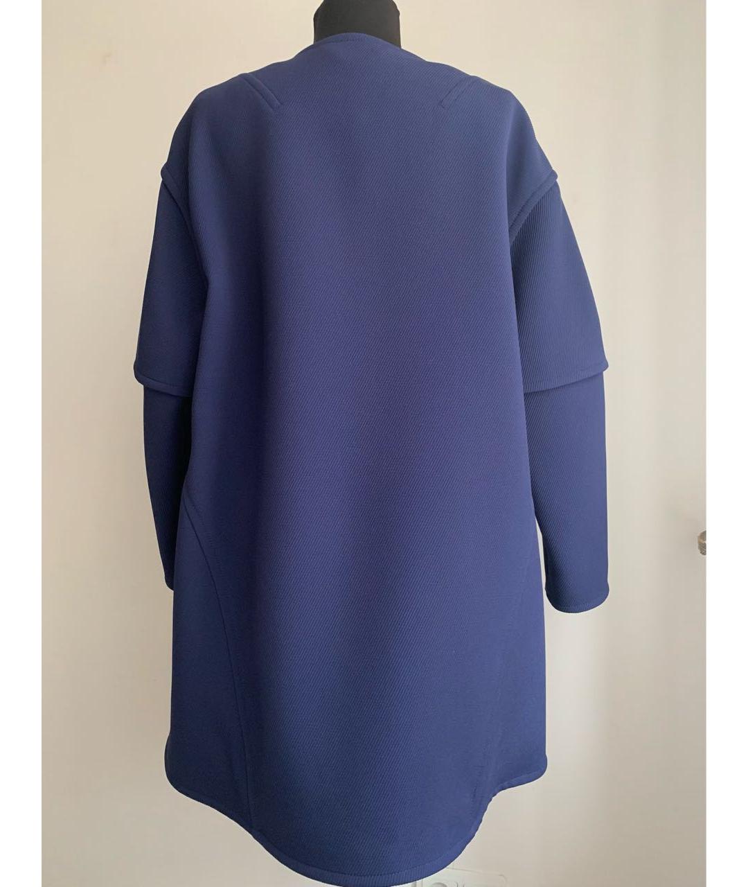 KENZO Синее полиэстеровое пальто, фото 2