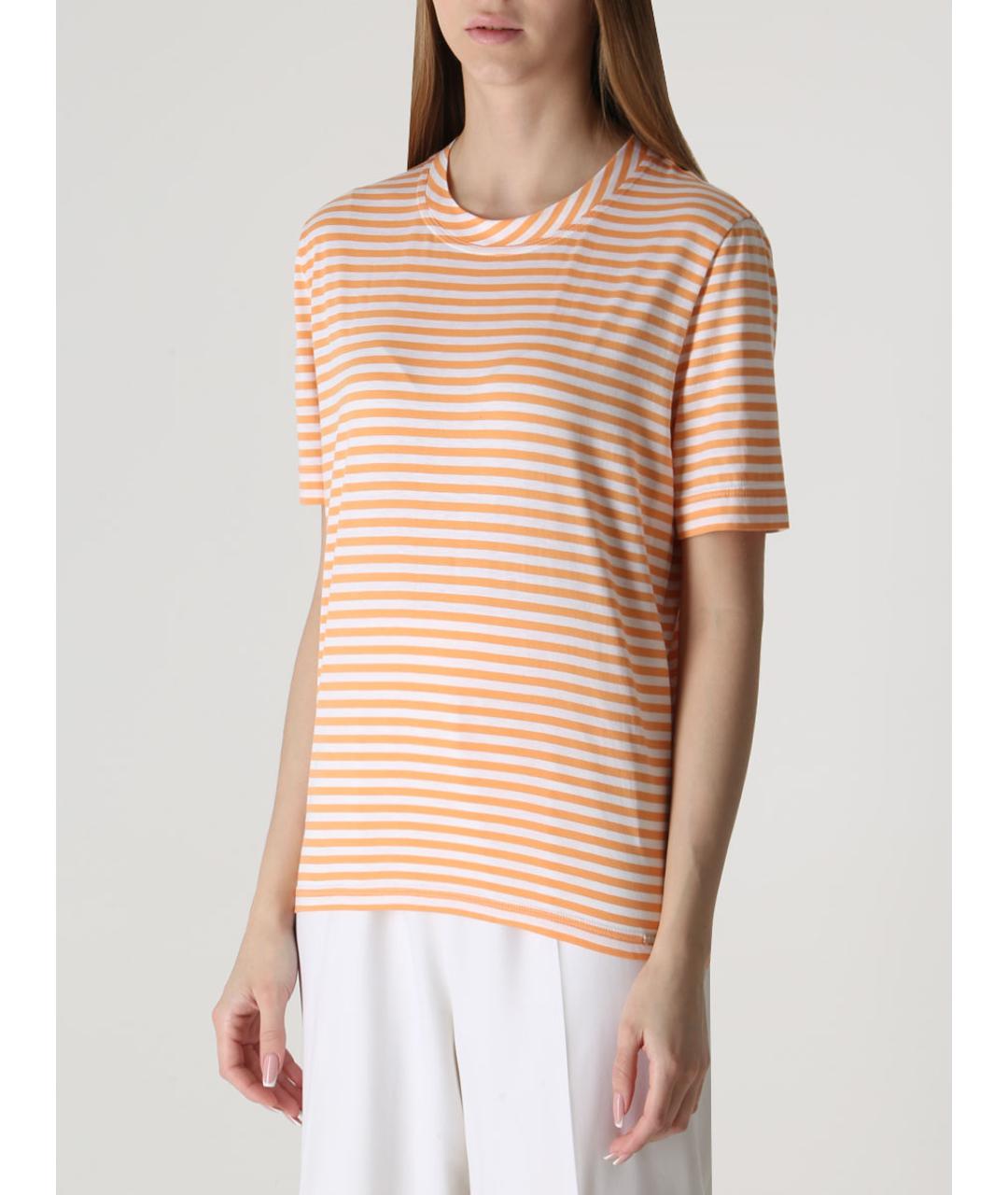 KITON Оранжевая футболка, фото 4