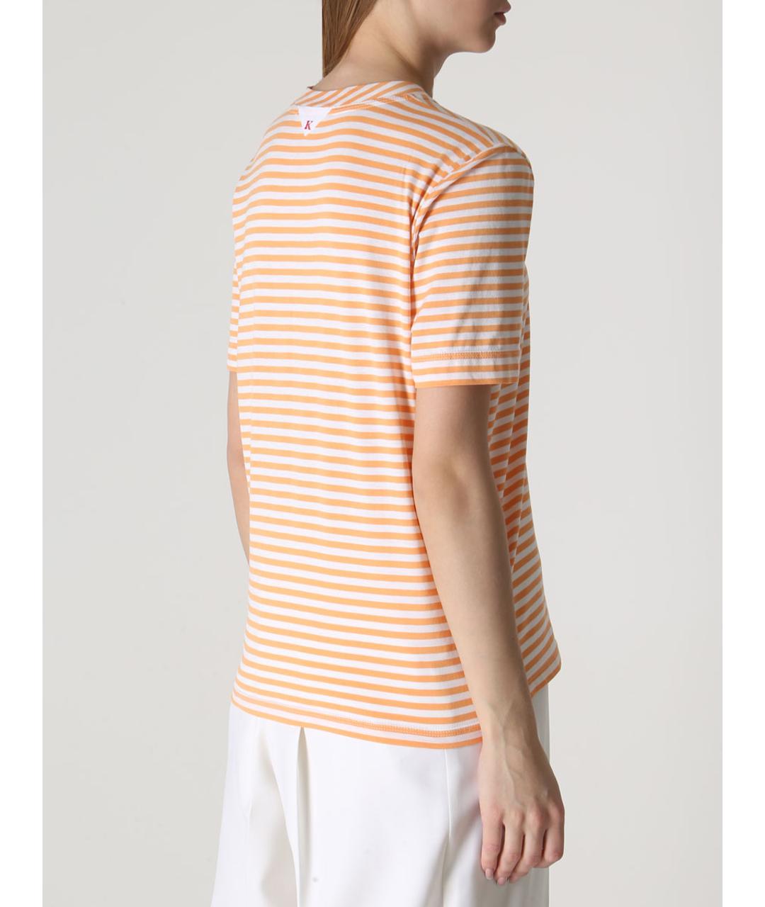 KITON Оранжевая футболка, фото 3