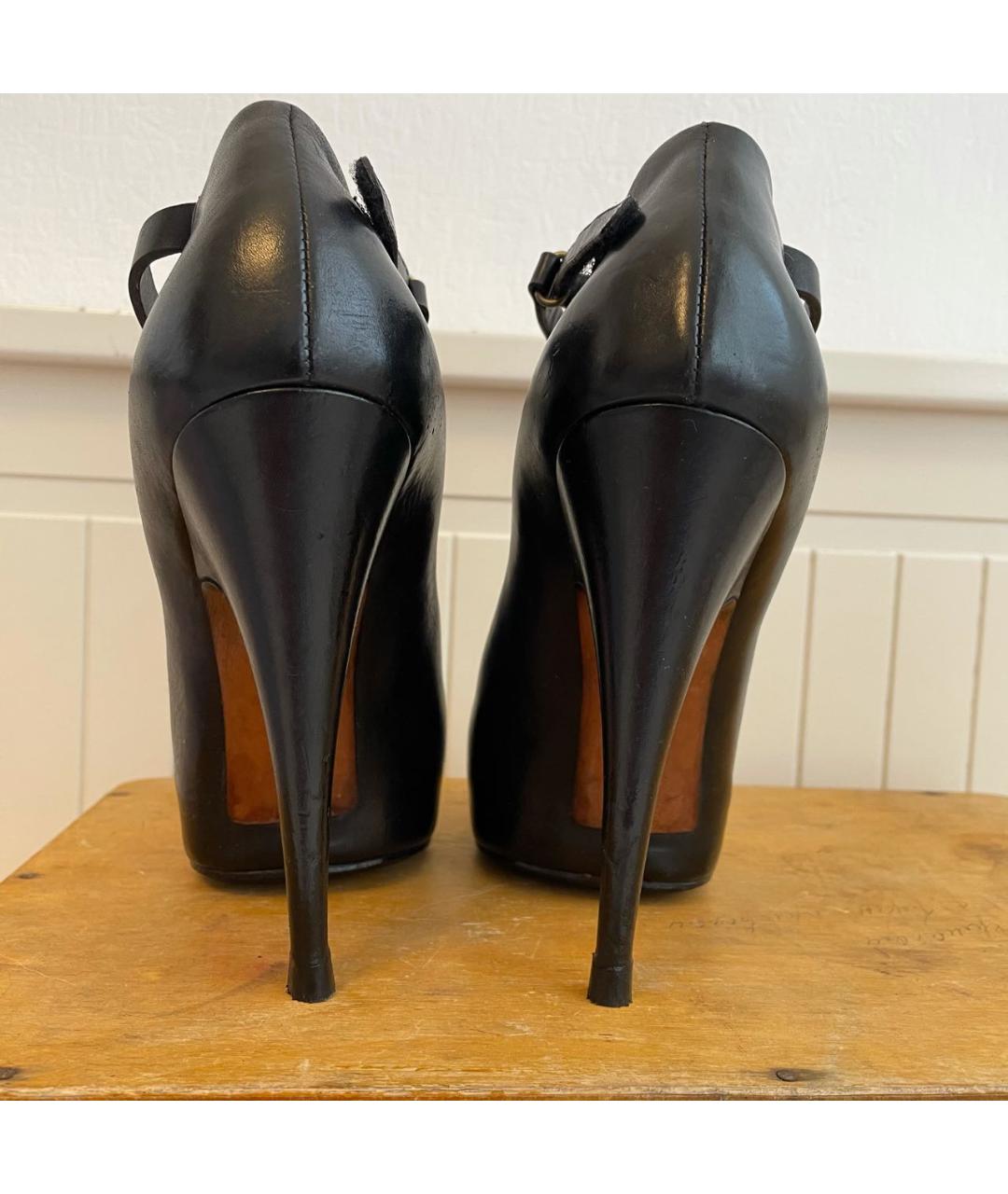 GIVENCHY Черные кожаные туфли, фото 3