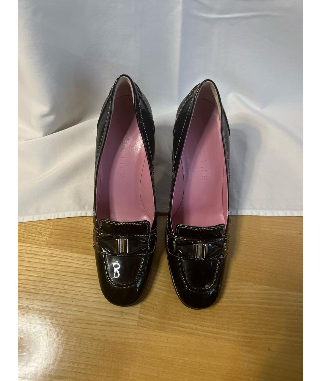 CELINE PRE-OWNED Черные туфли из лакированной кожи, фото 2