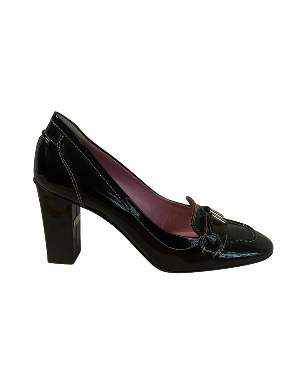 CELINE PRE-OWNED Черные туфли из лакированной кожи, фото 1