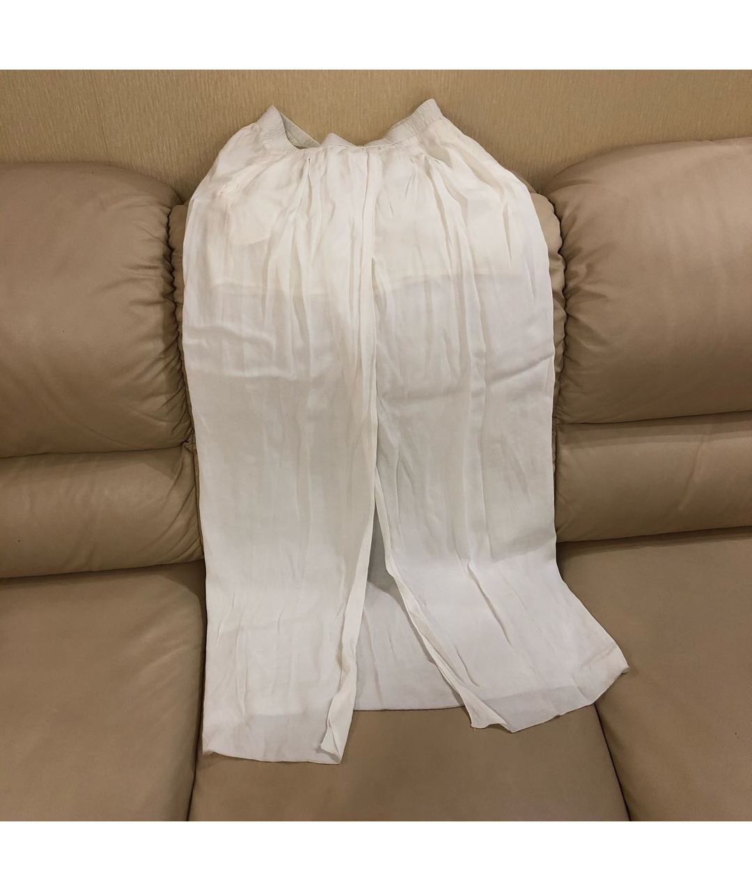 MAJE Белая вискозная юбка макси, фото 4