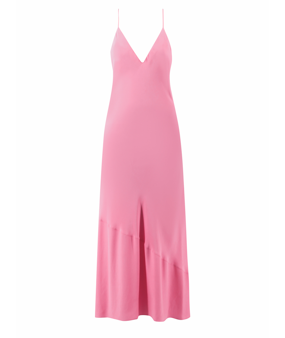 SIMONETTA RAVIZZA Розовое шелковое повседневное платье, фото 1