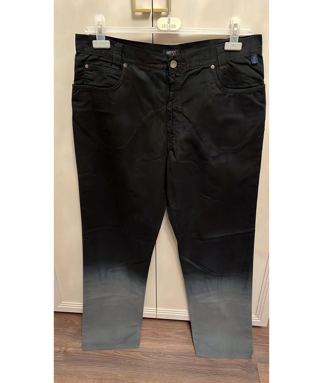 VERSACE JEANS COUTURE Черные прямые джинсы, фото 8