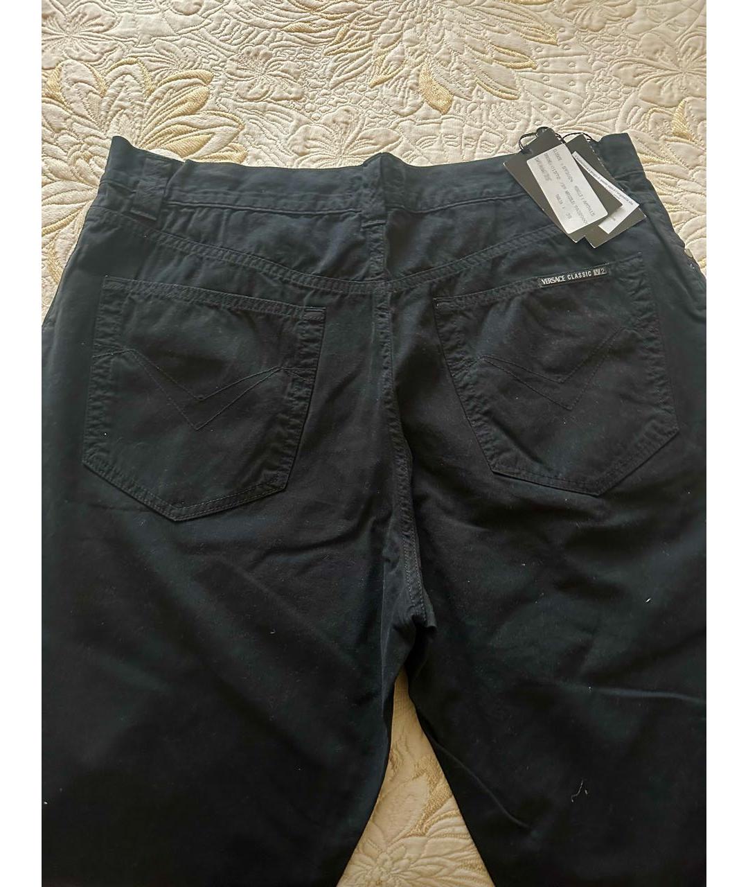 VERSACE JEANS COUTURE Черные прямые джинсы, фото 2