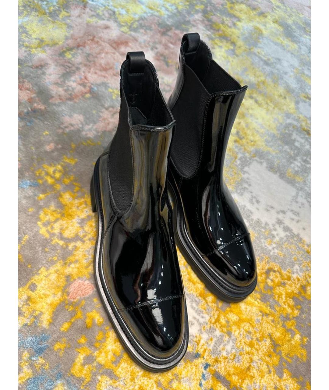 CHANEL PRE-OWNED Черные ботинки, фото 2