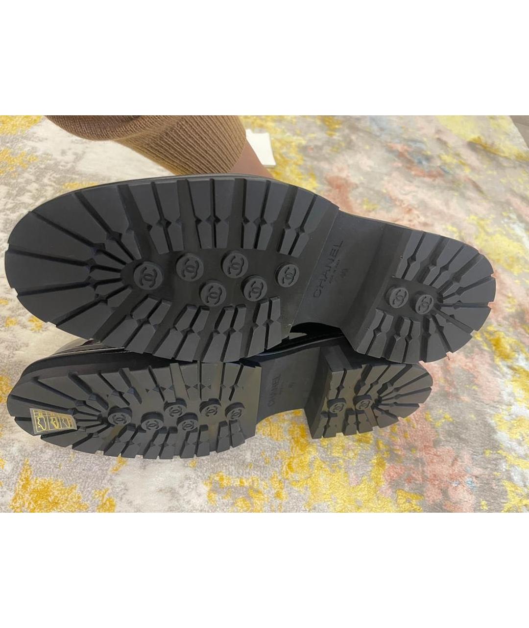 CHANEL PRE-OWNED Черные ботинки, фото 6