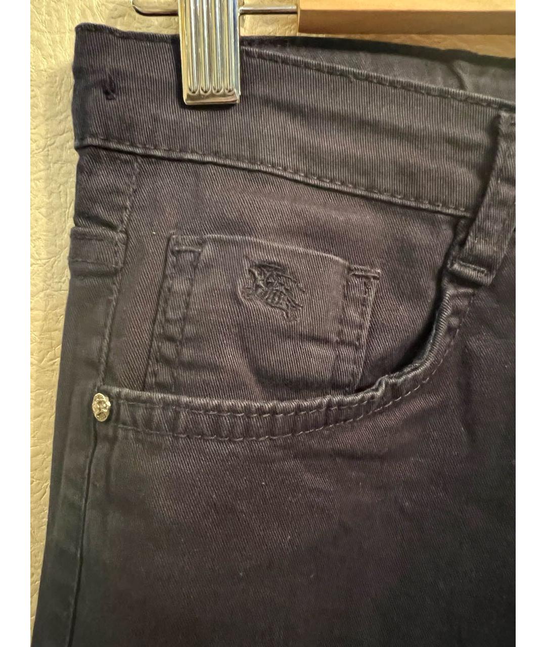 BURBERRY Темно-синие деним брюки и шорты, фото 4